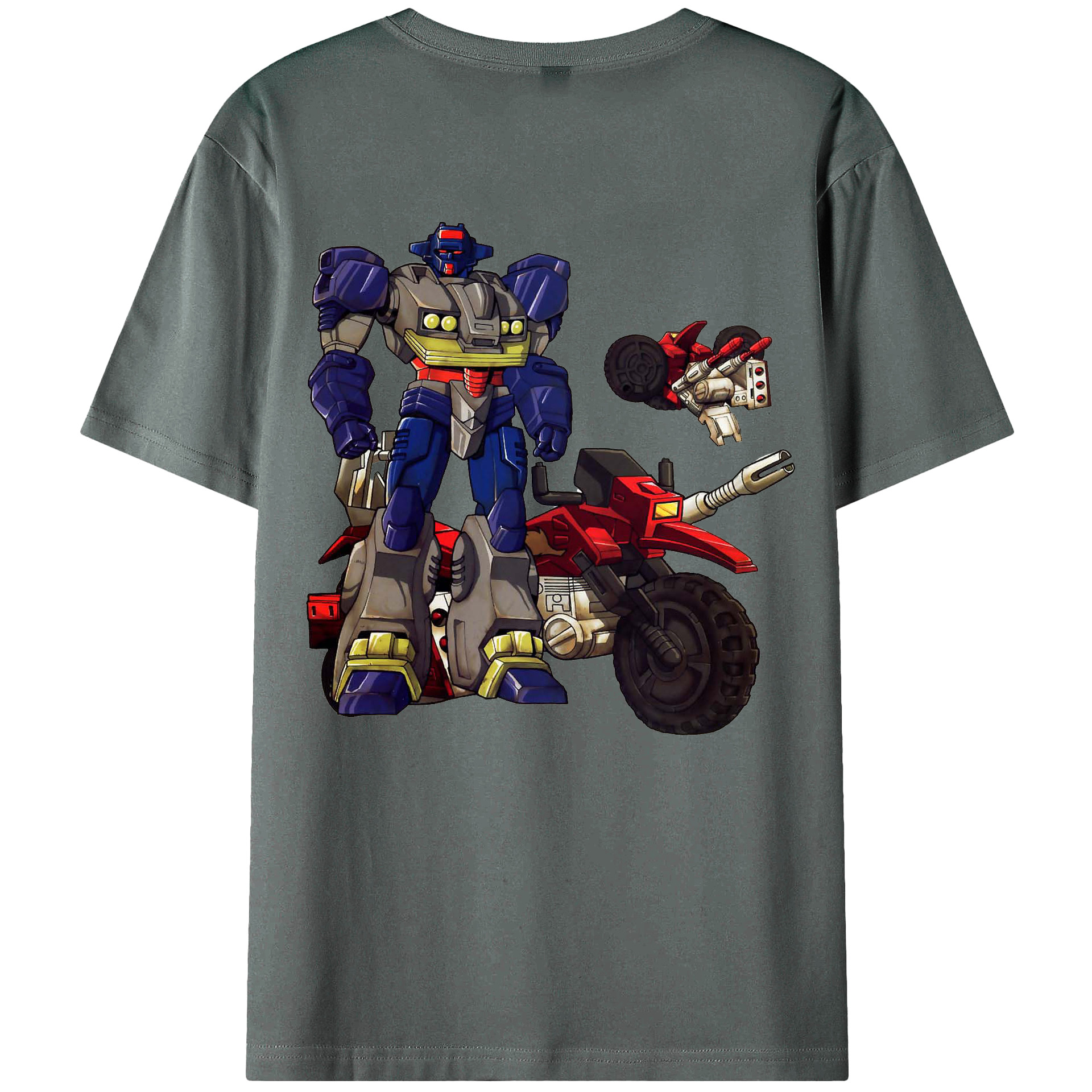 （画像用）  綿100％ メンズ半袖Tシャツ（バックプリント） 通気性